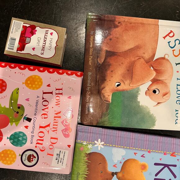 Children’s Books About Love, A Valentine Counting Book, and gift box - Picture 8 of 12